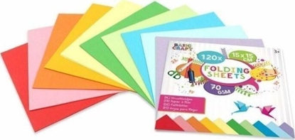 Picture of Blok kolorowych kartek 15x15cm 120szt