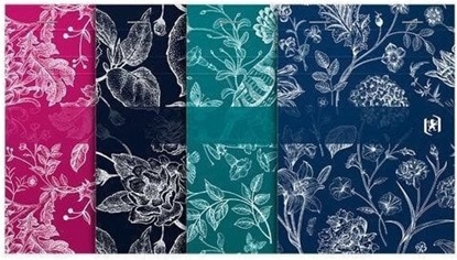 Изображение Blok notatnikowy A6/80K linia Romance (10szt)