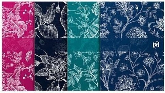 Изображение Blok notatnikowy A6/80K linia Romance (10szt)