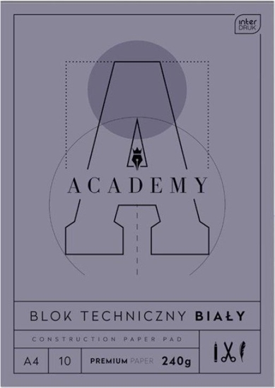 Picture of Blok techniczny A4/10K Academy (10szt)