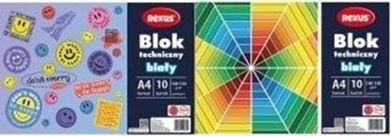 Picture of Blok techniczny A4/10K biay