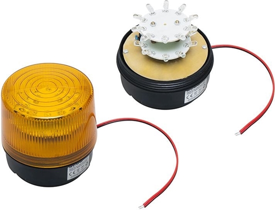Picture of Blow Sygnalizator optyczny LED 12V DC magnes pomaraczowy (26-429#)