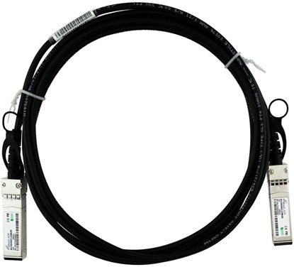 Picture of BlueOptics R9D20A-BL kabel InfiniBand / wiatowodowy 3 m SFP+ Czarny, Srebrny