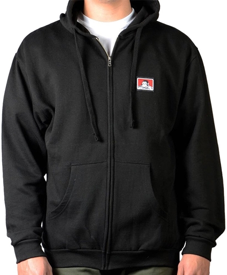 Picture of Bluza Ben Davis Zip Hoodie Black