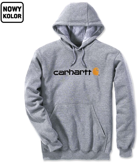 Picture of Bluza Carhartt Signature Logo Midweight Grey