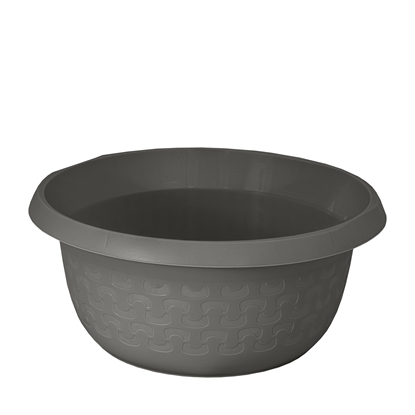 Изображение Bļoda apaļa Cotton 15L, tumši pelēka