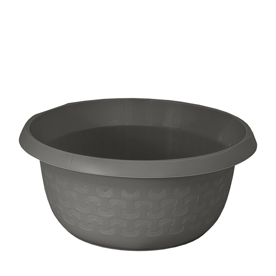 Изображение Bļoda apaļa Cotton 8L, tumši pelēka