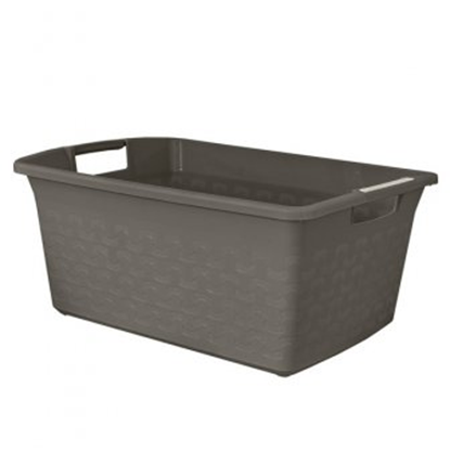 Изображение Bļoda kvadrāta Cotton 25L, tumši pelēka