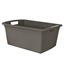 Изображение Bļoda kvadrāta Cotton 25L, tumši pelēka