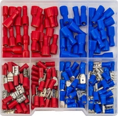 Attēls no BM Group ZESTAW KOCÓWEK KONEKTOROWYCH IZOLOWANYCH 150 SZTUK (1 KPL)