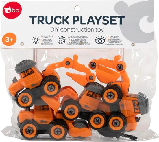 Изображение bo. DIY construction toy Building trucks