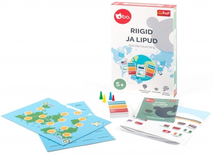 Attēls no bo. Educational board game "Countries and flags" (In Estonian lang.)