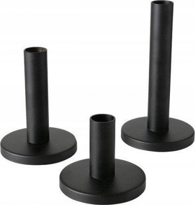 Attēls no Boltze wiecznik na wiece czarny 3 szt