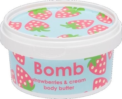 Picture of Bomb Cosmetics BOMB COSMETICS_Strawberry Cream Prefect Body Butter maso do ciaa Truskawka mietana 200ml