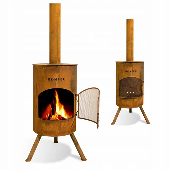 Picture of BONFEU KOMINEK OGRODOWY BONTON 40 RDZAWY