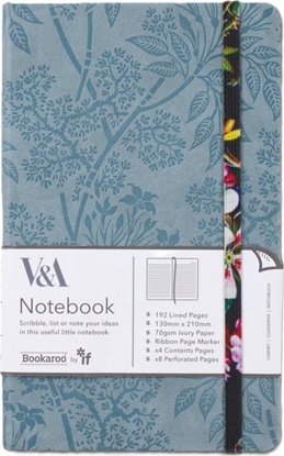 Attēls no Bookaroo Notatnik Journal A5 Kilburn Black Floral