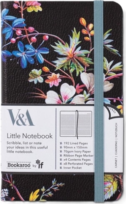 Изображение Bookaroo Notatnik Journal A6 Kilburn Black Floral