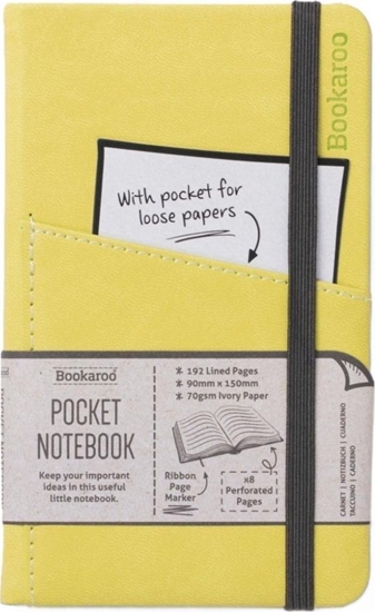 Изображение Bookaroo Notatnik Journal Pocket A6 - Limonkowy
