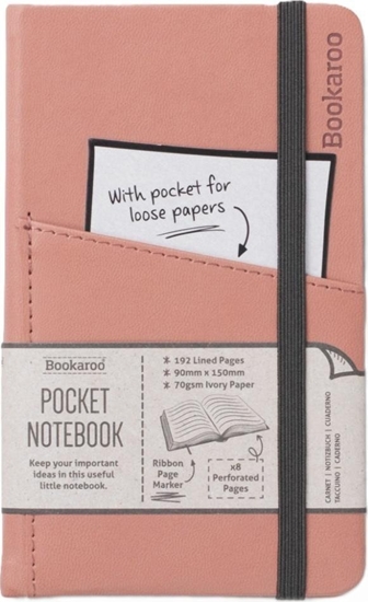 Picture of Bookaroo Notatnik Journal Pocket A6 - Pudrowy