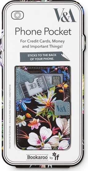 Picture of Bookaroo portfel na telefon Kilburn Black Floral