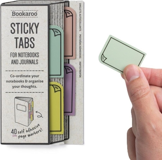 Изображение Bookaroo Znaczniki samoprzylepne - Pastelowe