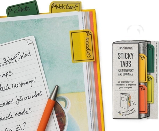 Изображение Bookaroo Znaczniki samoprzylepne - Zielone