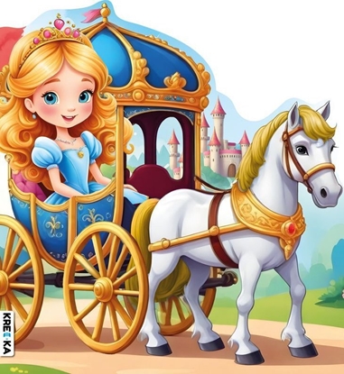 Attēls no Books And Fun Ksieczka Wykrojnik Kareta z Kainiczk Books and fun