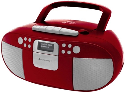 Attēls no BOOMBOX SOUNDMASTER SCD7800RO DAB+/FM-RDS, CD/CD-R/RW/MP3, USB, BT KASETA AUX-IN