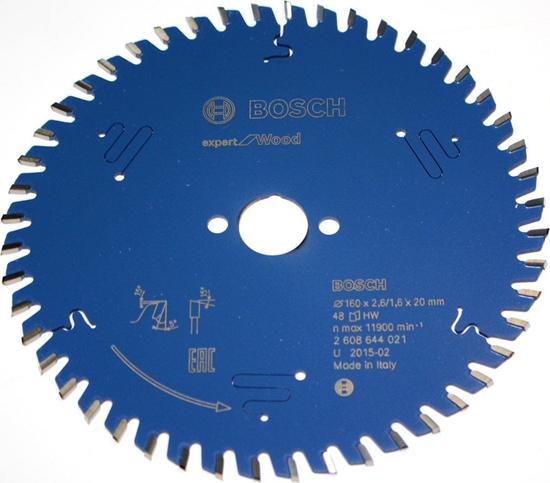 Изображение Bosch Bosch circular saw blade Expert for Wood,  160mm, 48Z (bore 20mm)