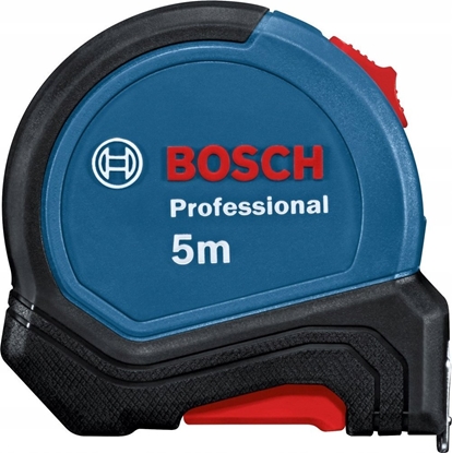 Изображение Bosch Professional 5m tape measure (one-hand operation, belt clip, magnetic hook, 2 stop buttons, 27