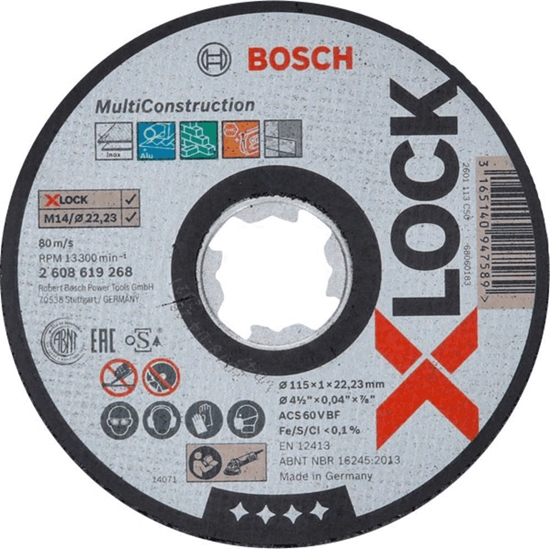 Изображение Bosch X-LOCK tarcza tnca 115mm Multi uniwersalna (2608619268)
