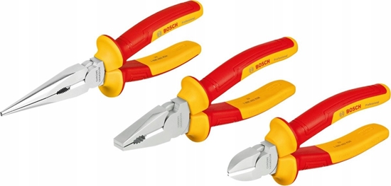Изображение Bosch Zestaw szczypiec izolowanych VDE 3 szt.