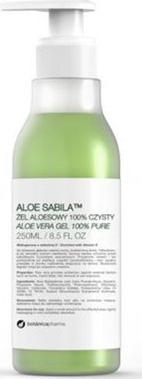 Picture of Botanica Pharma Aloe Sabila el 100% czysty wzbogacony w witamin E Do skóry uszkodzonej i suchej 250ml