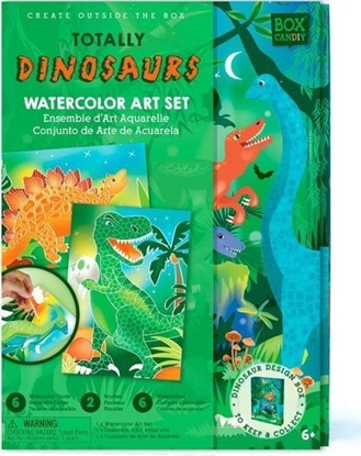 Изображение Box Candiy Box Candiy, zestaw artystyczny Akwarele dinozaury