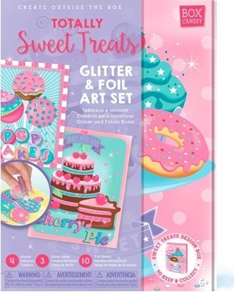 Изображение Box Candiy Box Candiy, zestaw artystyczny brokat Ciasteczka