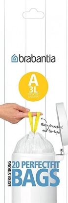 Изображение Brabantia PerfectFit Bin Liner Type A, 3 L, 20 Bags