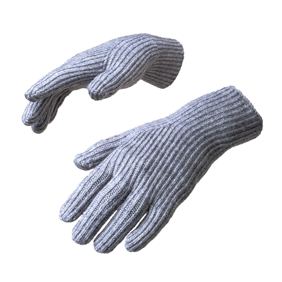 Picture of Braided telephone gloves with cut-outs for fingers