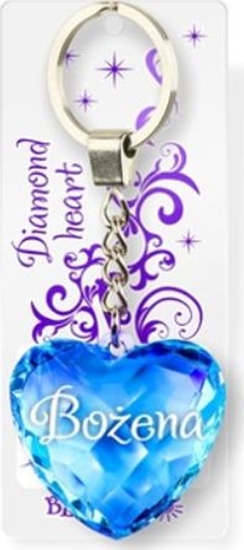 Picture of Breloczek Be Happy BE HAPPY BRELOK BRELOCZEK DIAMENTOWE SERDUSZKO BOENA