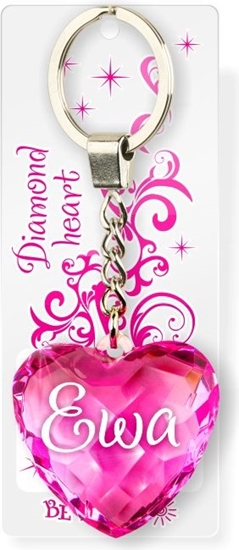 Picture of Breloczek Be Happy Brelok Serce Diamentowe - Ewa (BEHA0049)