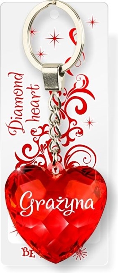 Picture of Breloczek Be Happy Brelok Serce Diamentowe - Grayna (BEHA0052)