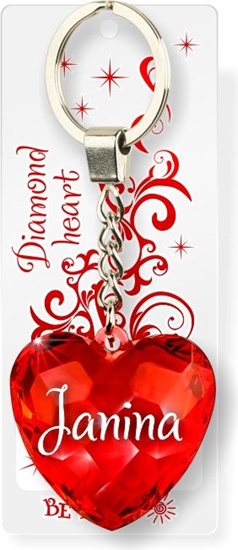 Picture of Breloczek Be Happy Brelok Serce Diamentowe - Janina (BEHA0060)