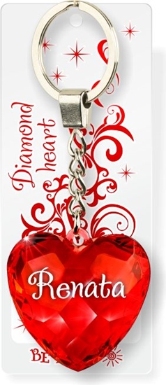 Picture of Breloczek Be Happy Brelok Serce Diamentowe - Renata (BEHA0084)