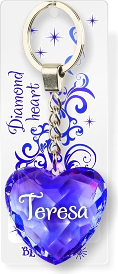 Picture of Breloczek Be Happy Brelok Serce Diamentowe - Teresa (BEHA0087)