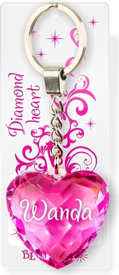 Picture of Breloczek Be Happy Brelok Serce Diamentowe - Wanda (BEHA0089)