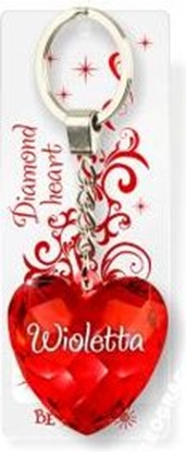 Picture of Breloczek Be Happy Brelok Serce Diamentowe - Wioletta (BEHA0092)