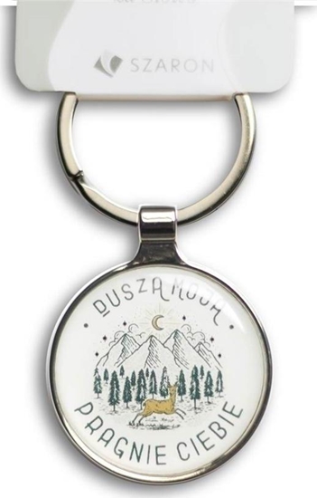 Picture of Breloczek Szaron Brelok metalowy srebrny - Dusza moja