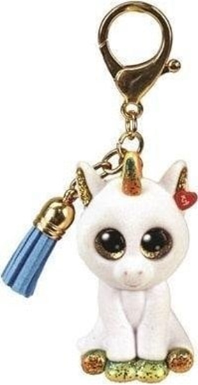 Picture of Breloczek TY Brelok figurka Ty Mini Boos PIXY biay jednoroec 25055