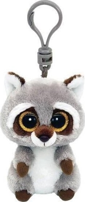 Picture of Breloczek TY Brelok szary szop TY Beanie Boos clip OAKIE 8,5cm 35252