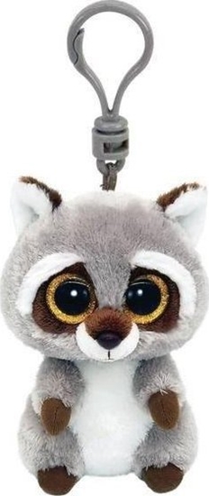 Picture of Breloczek TY Brelok szary szop TY Beanie Boos clip OAKIE 8,5cm 35252