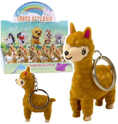 Picture of Brelok do kluczy lama latarka